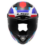 Kaciga LS2 Full Face FF805 THUNDER CARBON GP AERO RAUTE plavo crvena - Slika 8