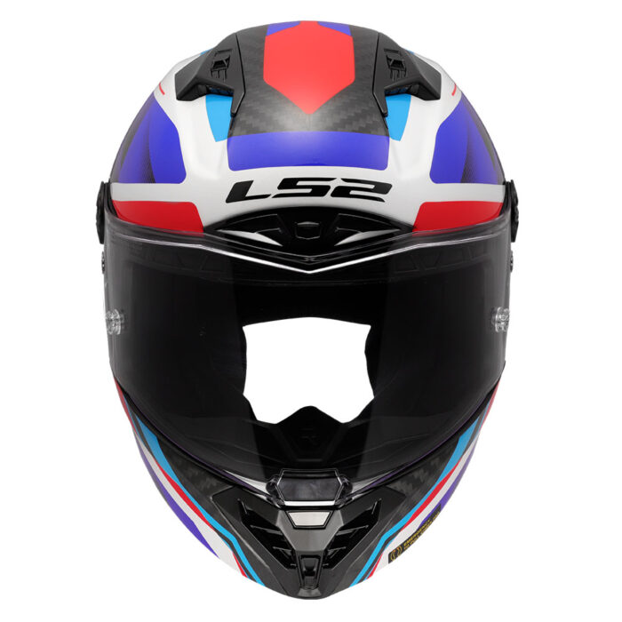 Kaciga LS2 Full Face FF805 THUNDER CARBON GP AERO RAUTE plavo crvena - Slika 8