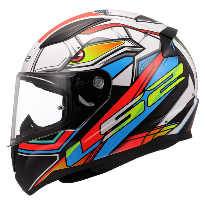 Kaciga LS2 Full Face FF353 RAPID II XDRON belo narandžasta - Slika 2