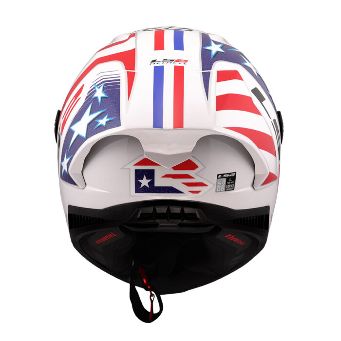 Kaciga LS2 Full Face FF805 THUNDER CARBON GP AERO REPLICA BAZ crveno belo plava - Slika 4