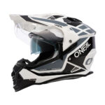 Kaciga ONEAL Enduro SIERRA belo crno siva