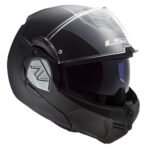 Kaciga LS2 Flip Up FF906 ADVANT mat crna sa naočarima - Slika 2