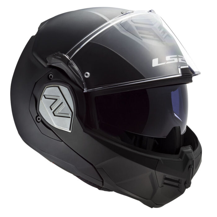 Kaciga LS2 Flip Up FF906 ADVANT mat crna sa naočarima - Slika 2