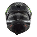 Kaciga LS2 Full Face FF805 THUNDER CARBON SUPRA mat crno zelena - Slika 4
