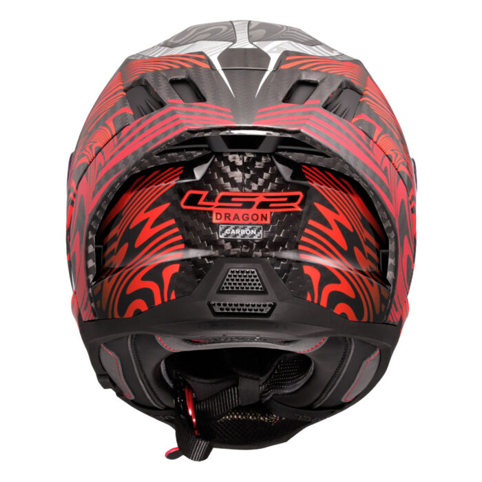 Kaciga LS2 Full Face FF807 DRAGON CARBON ENTHUM crvena - Slika 4