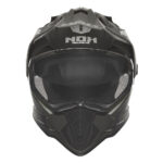 Kaciga NOX Enduro sa vizirom N312 VAPOR mat crno titanium - Slika 2