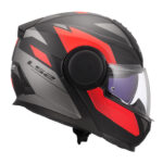 Kaciga LS2 Flip Up FF902 SCOPE II DURIA crno crvena - Slika 6