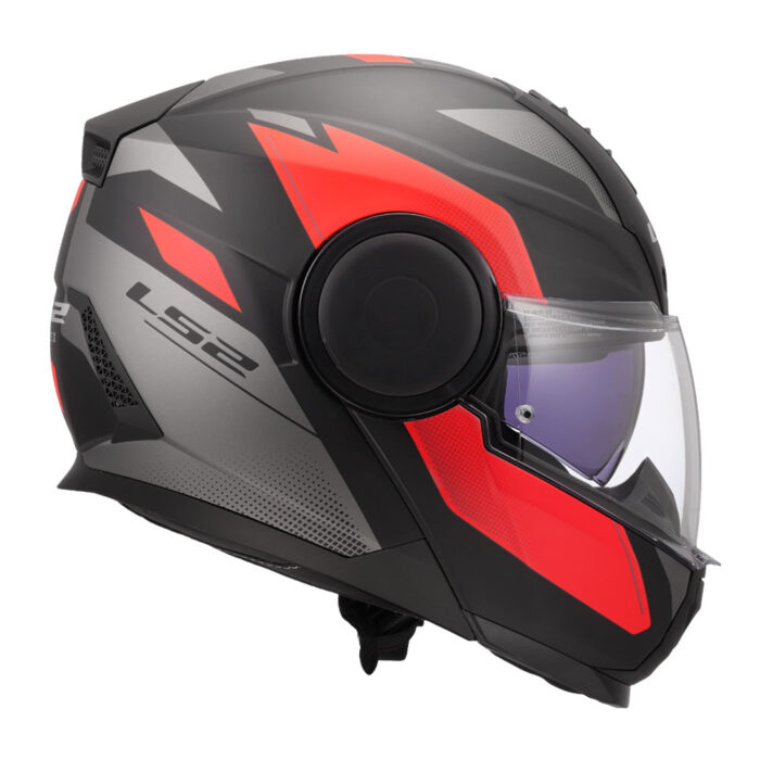 Kaciga LS2 Flip Up FF902 SCOPE II DURIA crno crvena - Slika 6