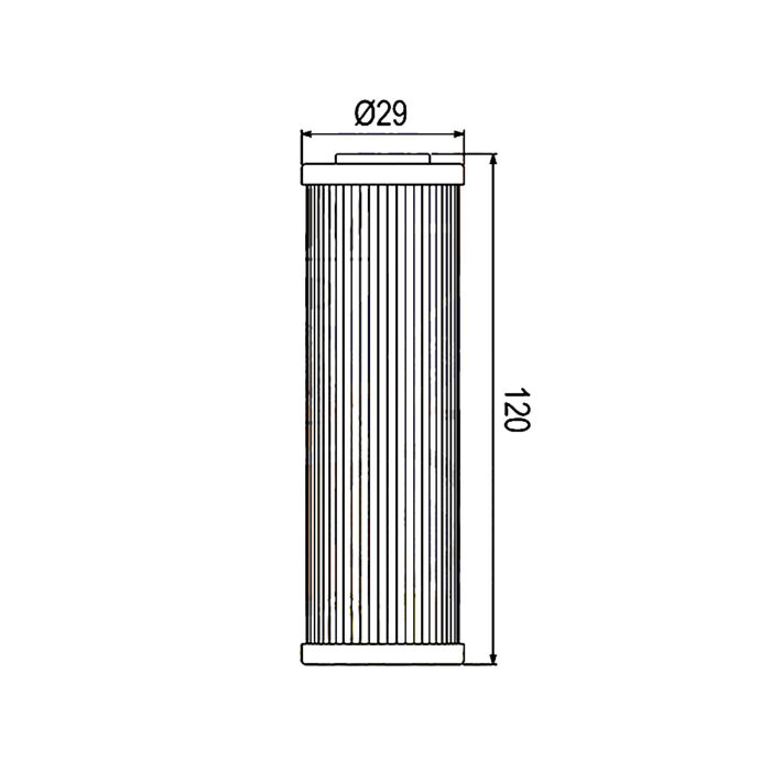 Filter ulja HF631 Hiflo - Slika 2