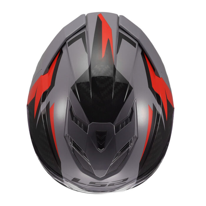 Kaciga LS2 Full Face FF818 STORM III DYNAMO sivo crvena - Slika 9