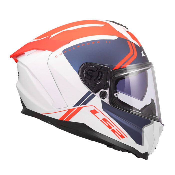 Kaciga LS2 Full Face FF817 CHALLENGER II TITAN belo plavo crvena - Slika 6