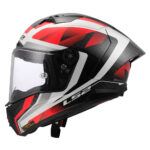 Kaciga LS2 Full Face FF805 THUNDER CARBON GP AERO RAUTE belo crvena - Slika 2