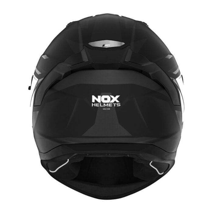 Kaciga NOX Full Face sa naočarima N401 XENO  mat crno bela - Slika 2