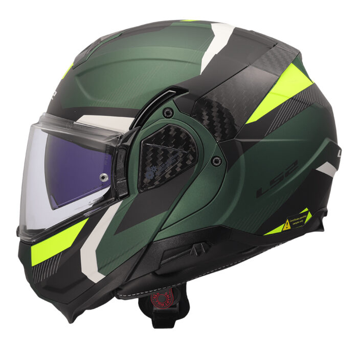 Kaciga LS2 Flip Up FF910 ADVANT II TRIPLE OLIVE - Slika 2