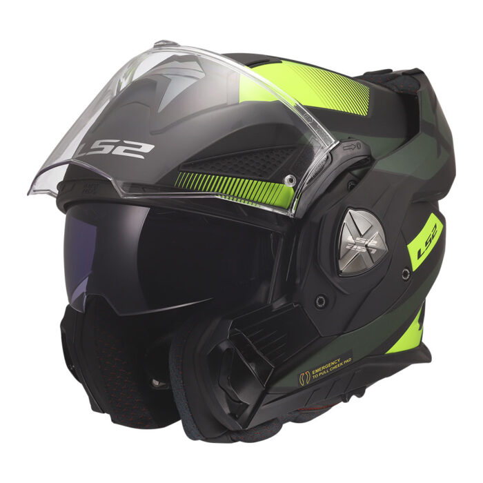 Kaciga LS2 Flip Up FF901 ADVANT X NOVA crno žuta - Slika 2