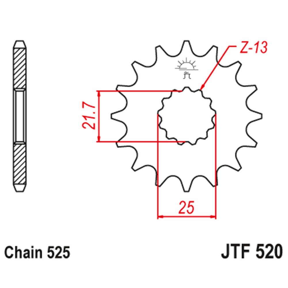 f4598bd2-742a-4b2c-b010-d707d4c69280.jpg Lančanik prednji JT JTF520-17RB (525) 17 zuba - Slika 1