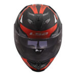 Kaciga LS2 Full Face FF818 STORM III KOMAI crno crvena - Slika 9