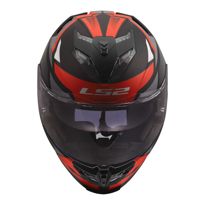 Kaciga LS2 Full Face FF818 STORM III KOMAI crno crvena - Slika 9