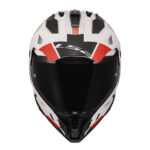 Kaciga LS2 Enduro MX702 PIONEER II HILL belo crvena - Slika 3
