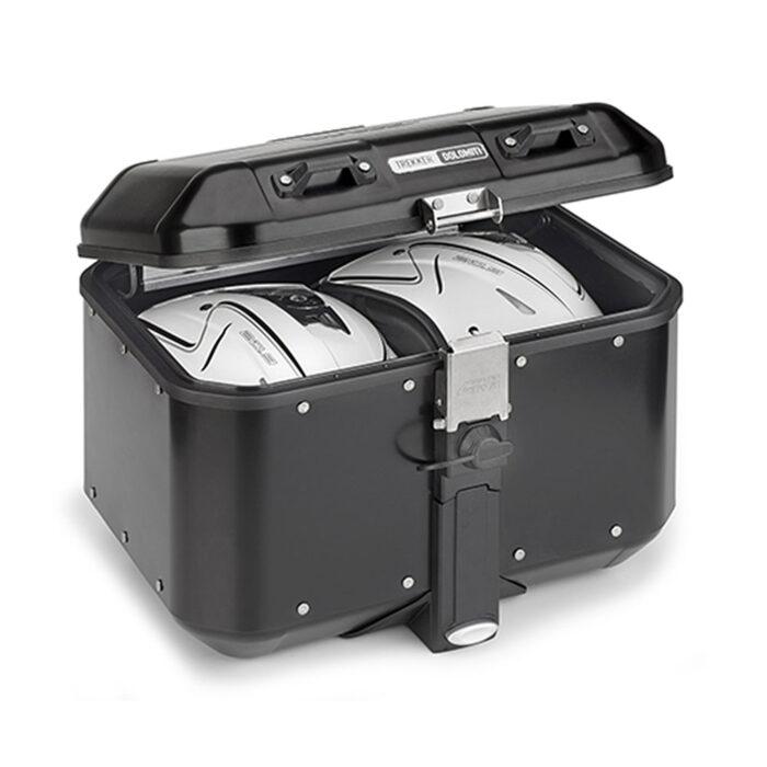 Centralni kofer GIVI TREKKER DOLOMITI DLM46B ALU crni Monokey 46L - Slika 3