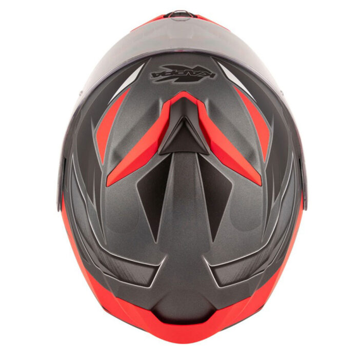 Kaciga Kappa KV32F STRONG titanium red Flip up - Slika 8