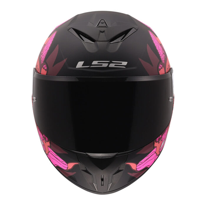 Kaciga LS2 Full Face FF820 RAPID III POPIES II crno roza - Slika 5