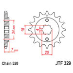 Lančanik prednji JT JTF329-13  (520) 13 zuba