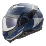 Kaciga LS2 Flip Up FF906 ADVANT SWIPE belo plava - Slika 5