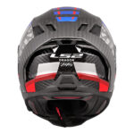 Kaciga LS2 Full Face FF807 DRAGON CARBON TRAX plavo crvena - Slika 4