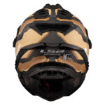 Kaciga LS2 Enduro MX701 EXPLORER CARBON TRICK braon zlatna - Slika 4