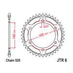 Lančanik zadnji JT JTR832-52-50-13003 (420) 52 zuba - Slika 9