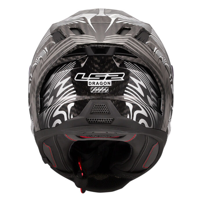 Kaciga LS2 Full Face FF807 DRAGON CARBON ENTHUM srebrna - Slika 4