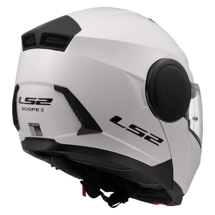 Kaciga LS2 Flip Up FF902 SCOPE II SOLID bela - Slika 5