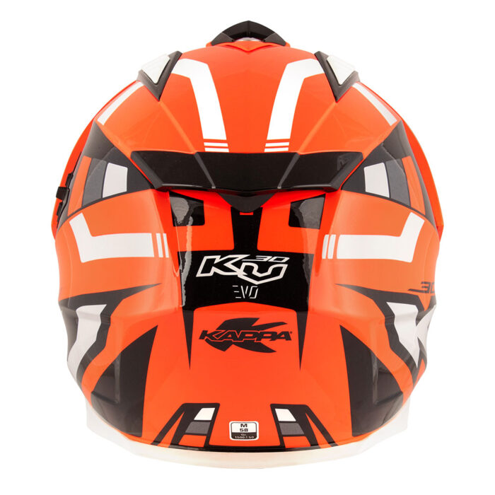 Kaciga Kappa Enduro KV30R GRAYER narandžasto crna - Slika 3