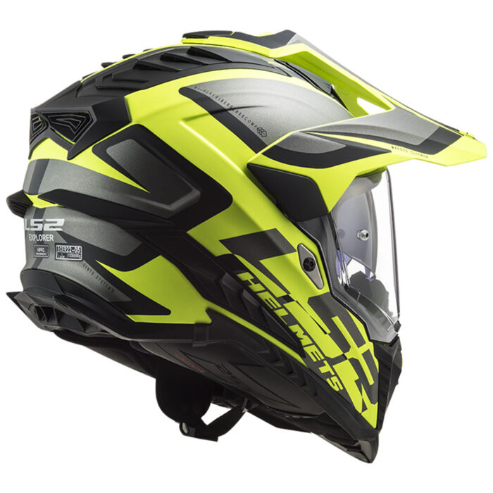 Kaciga LS2 Enduro MX701 EXPLORER ALTER mat crno žuta - Slika 2