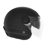 Kaciga NOX HERITAGE PREMIUM crna sa crnom kožom