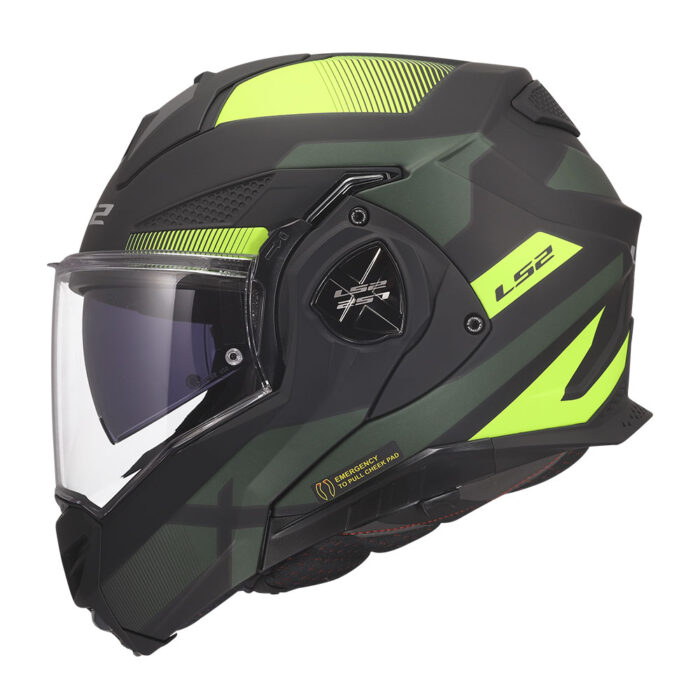 Kaciga LS2 Flip Up FF901 ADVANT X NOVA crno žuta - Slika 3