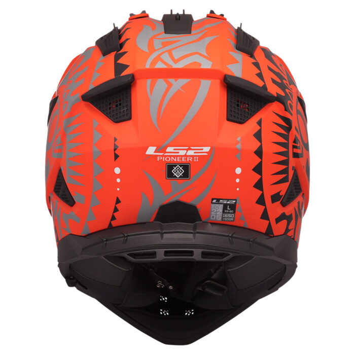 Kaciga LS2 Enduro MX702 PIONEER II RANGI mat narandžasta - Slika 4